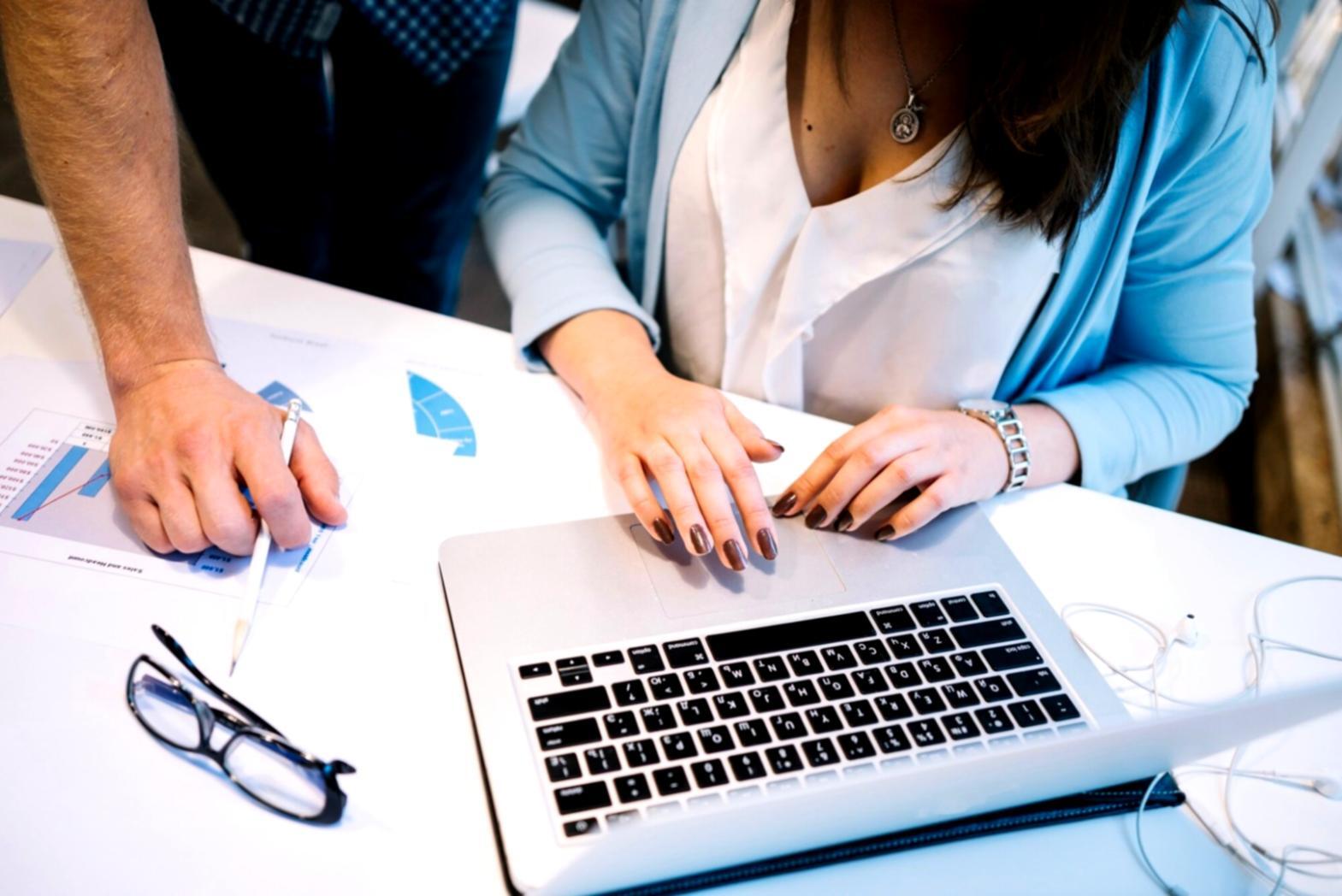 Team collaboration workspace showing financial technology development